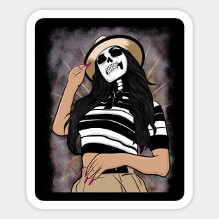 chola skull Sticker